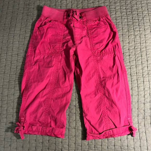 bright pink cargo pants